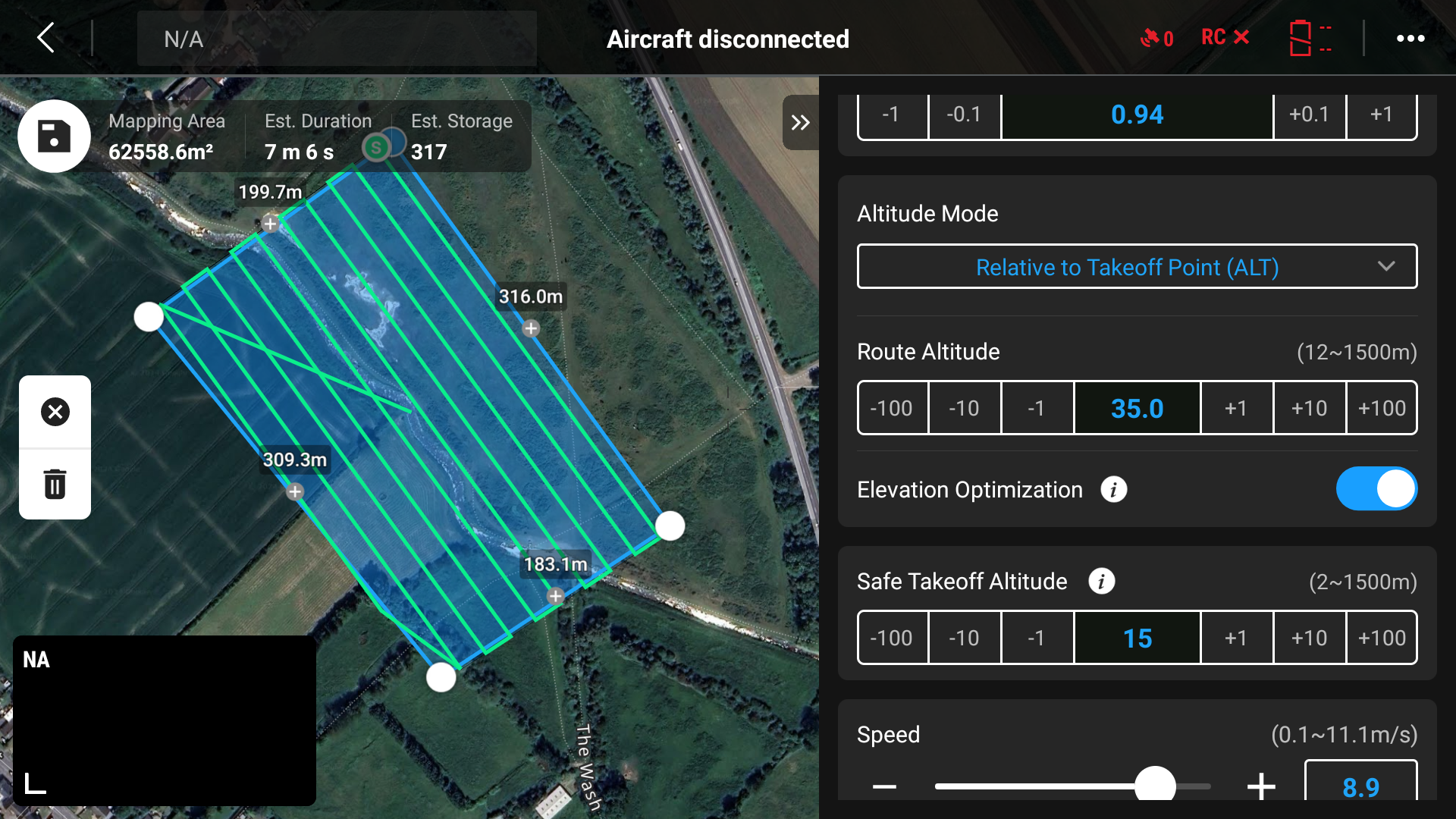 Image of mission plan